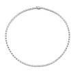 15.50 Carat Diamond Emerald Cut Necklace