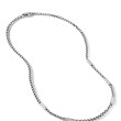 Streamline® Station Box Chain Necklace in Sterling Silver