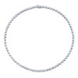 Oval Cut Diamond Necklace
