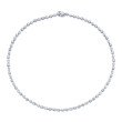 14.96 Carat Round and Marquise-Cut Diamond Necklace