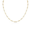 Handmade Twist Chain Diamond Necklace