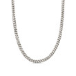 Curb Chain Necklace in Sterling Silver, 6mm