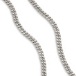 Curb Chain Necklace in Sterling Silver, 6mm