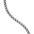 Star of David Station Necklace in Sterling Silver, 3.6mm