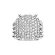 Wheaton® Ring in Sterling Silver with Pave Diamonds