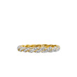 Paveflex Band Ring in 18K Yellow Gold with Diamonds