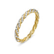 Paveflex Band Ring in 18K Yellow Gold with Diamonds
