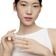 Petite Chatelaine® Pavé Bezel Ring in 18K Yellow Gold with Champagne Citrine and Diamonds, 7mm