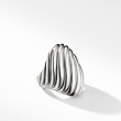 Sculpted Cable Ring in Sterling Silver