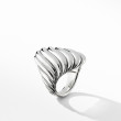 Sculpted Cable Ring in Sterling Silver