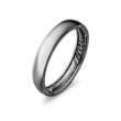 DY Classic Band Ring in Grey Titanium, 4mm