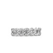 Belmont® Curb Link Band Ring in Sterling Silver with Pave Diamonds
