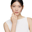 Petite Infinity Band Ring in Sterling Silver with Diamonds, 4mm