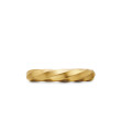 Cable Edge™ Band Ring in Recycled 18K Yellow Gold