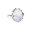 DY Elements® Ring in Sterling Silver with Mother of Pearl and Pave Diamonds