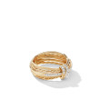 Angelika™ Ring in 18K Yellow Gold with Pave Diamonds