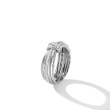 Angelika™ Ring in Sterling Silver with Pave Diamonds