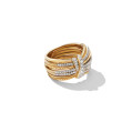 Angelika™ Ring in 18K Yellow Gold with Pave Diamonds