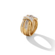 Angelika™ Ring in 18K Yellow Gold with Pave Diamonds