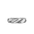 Cable Edge™ Band Ring in Recycled Sterling Silver