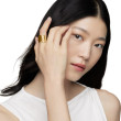 Cable Edge® Saddle Ring in 18K Yellow Gold, 18.8mm