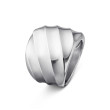 Cable Edge® Saddle Ring in Sterling Silver, 18.8mm