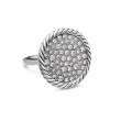 DY Elements® Ring in Sterling Silver with Diamonds, 21.2mm
