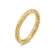 Cable Band Ring in 18K Yellow Gold, 2.8mm