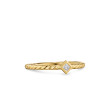 Petite Modern Renaissance® Stack Ring in 18K Yellow Gold with Diamond, 4.9mm