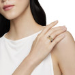 Buckle Ring in Sterling Silver with 14K Yellow Gold, 10.4mm