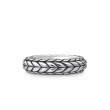 Chevron Beveled Band Ring in Sterling Silver