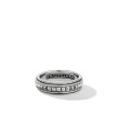 Pyramid Band Ring in Sterling Silver