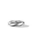Cable Edge™ Band Ring in Recycled Sterling Silver