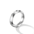 Cable Edge™ Band Ring in Recycled Sterling Silver