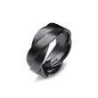 DY Helios™ Band Ring in Black Titanium, 9mm