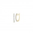 Roberto Coin 18Kt Gold Huggie Earrings With Diamonds