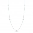 Roberto Coin 18Kt Gold Necklace With 7 Diamond Stations