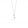 Roberto Coin 18Kt Gold Key Pendant With Diamonds