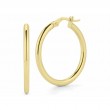 Roberto Coin 18Kt Gold Oval Hoop Earrings