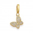 Roberto Coin 18K Gold & Diamond Princess Butterfly Charm