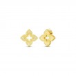 Roberto Coin  Yellow Gold Diamond Petite Venetian Princess Earrings