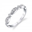 Marquise Shaped Stackable Band - Samantha