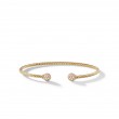 Petite Solari Bead Bracelet with Diamonds in 18K Gold