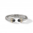 Cable Classics Collection® Bracelet with Black Onyx and 14K Gold
