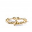 Lexington Chain Bracelet in 18K Yellow Gold with Pave Diamonds