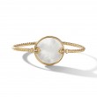 DY Elements® Bracelet in 18K Yellow Gold with Mother of Pearl and Diamonds, 22mm