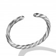 Cable Edge® Cuff Bracelet in Sterling Silver, 5.5mm