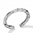 Cable Edge® Cuff Bracelet in Sterling Silver, 9mm