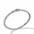 Thoroughbred Loop Bracelet in Sterling Silver with Diamonds, 4.5mm