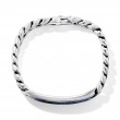 Curb Chain ID Bracelet in Sterling Silver with Pietersite